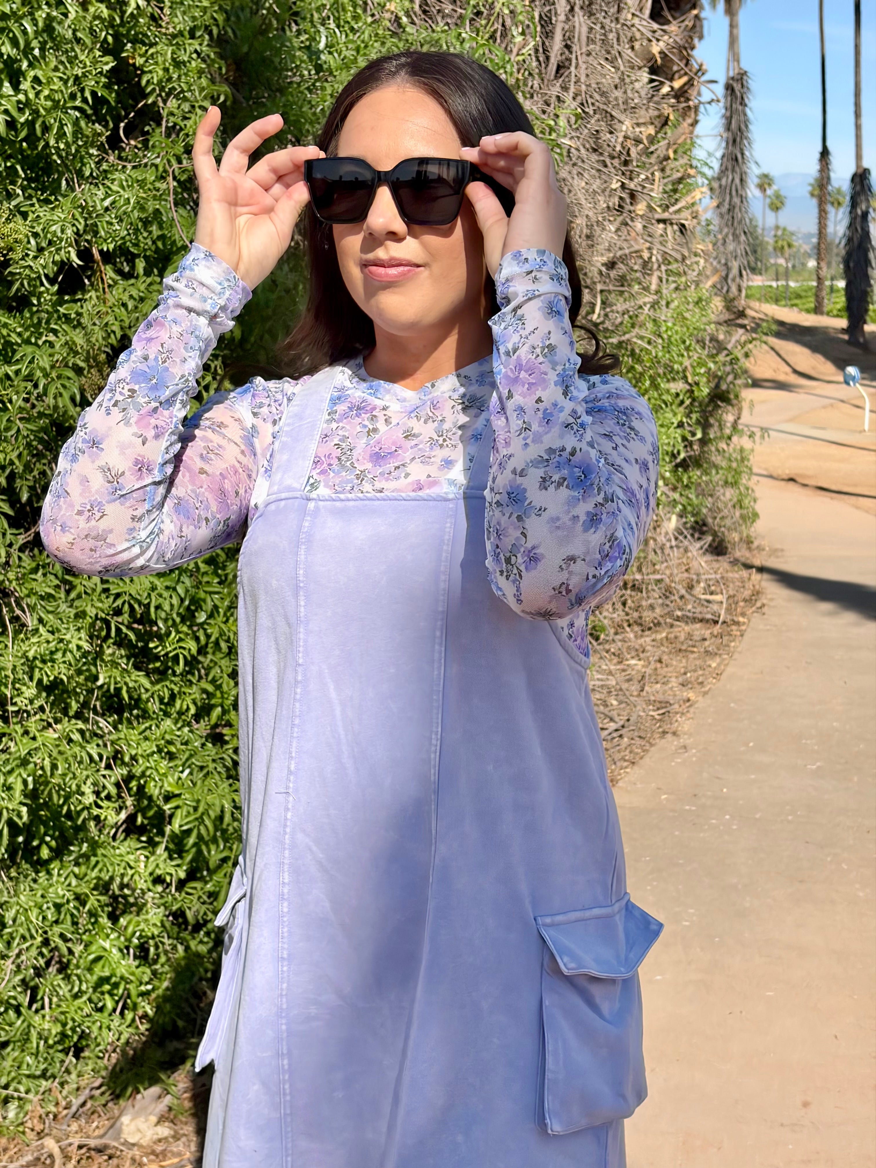 The Lavender Mesh Top