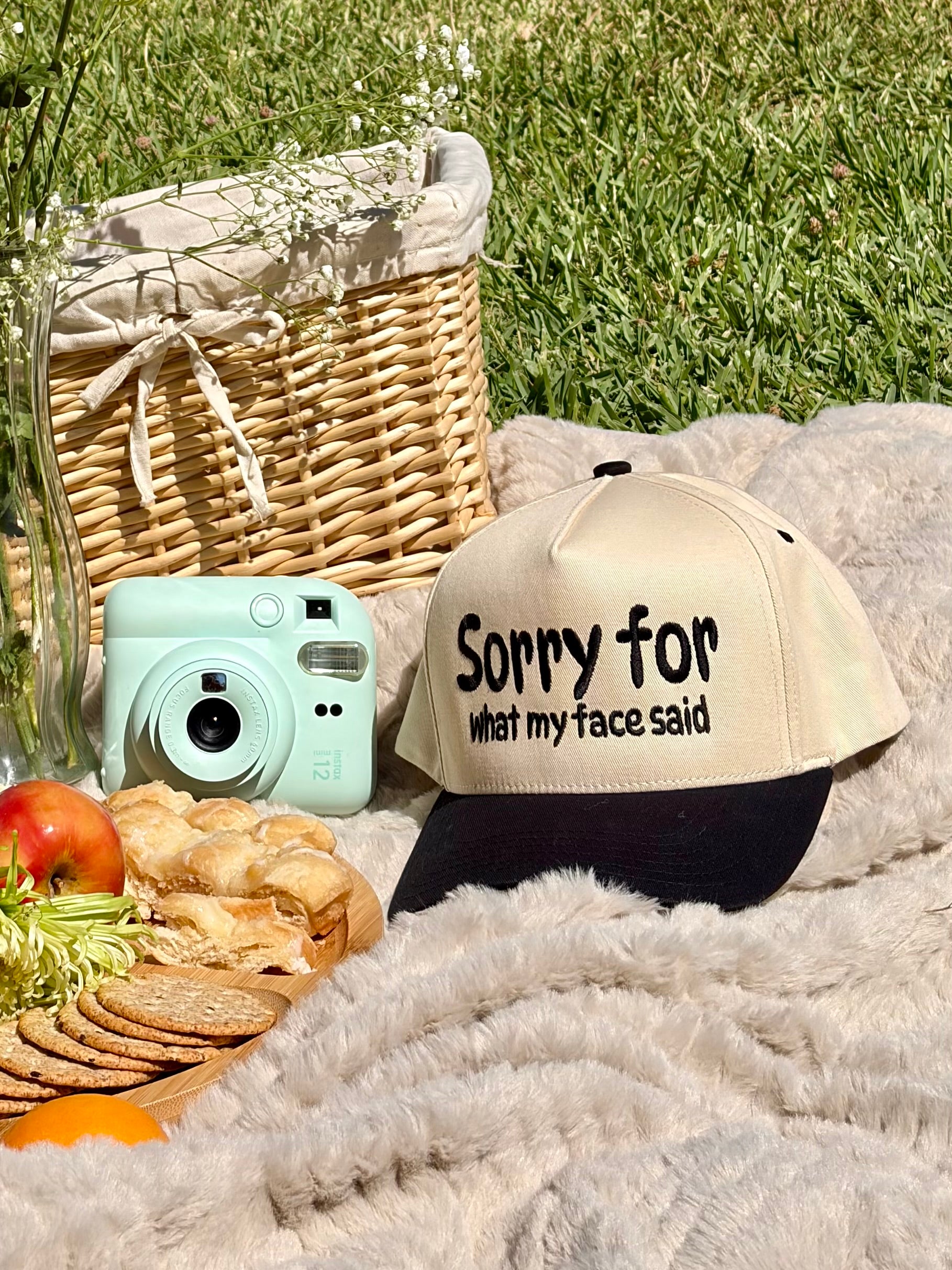 Sorry For What My Face Said Trucker Hat