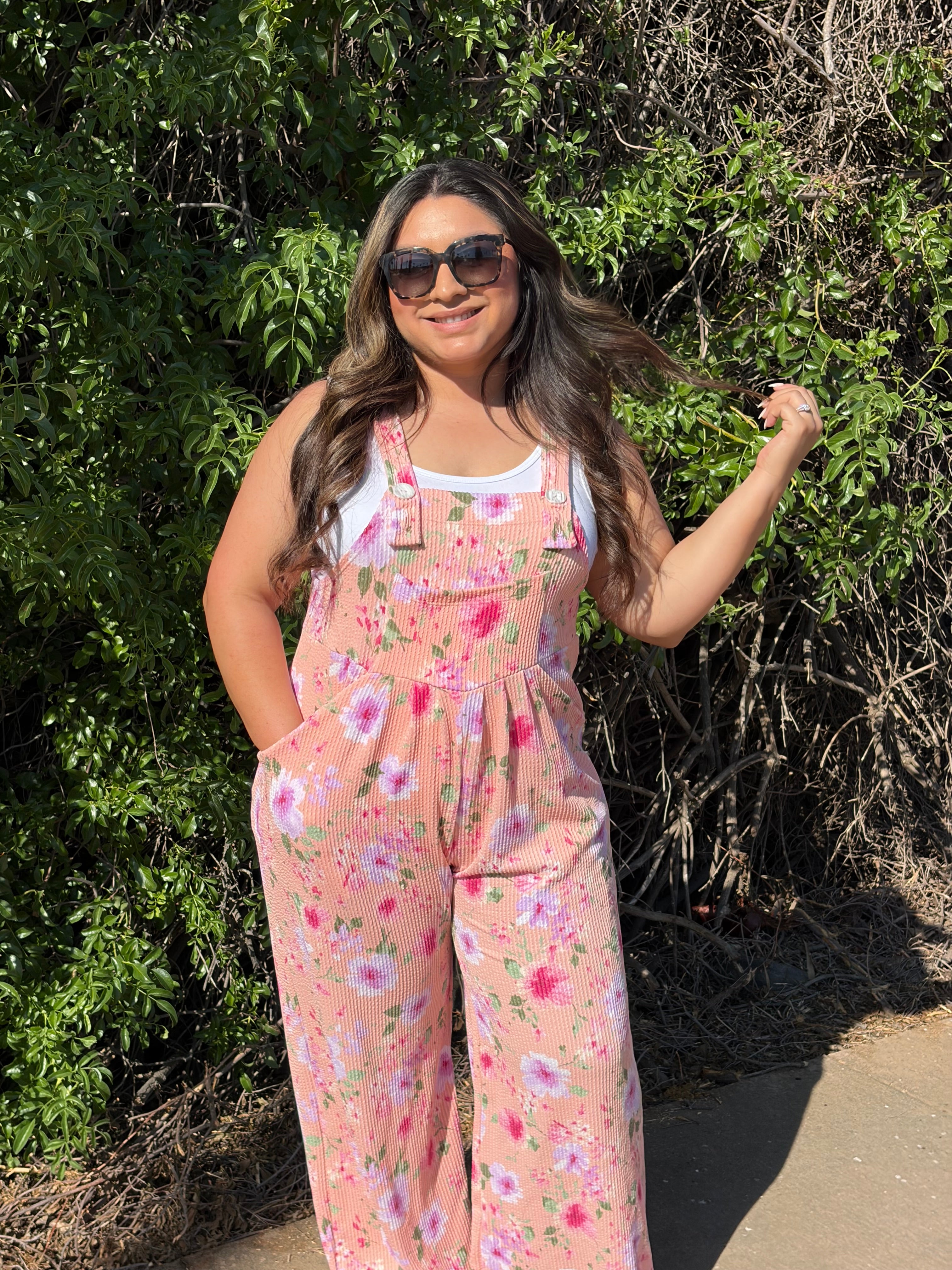 Floral Overalls