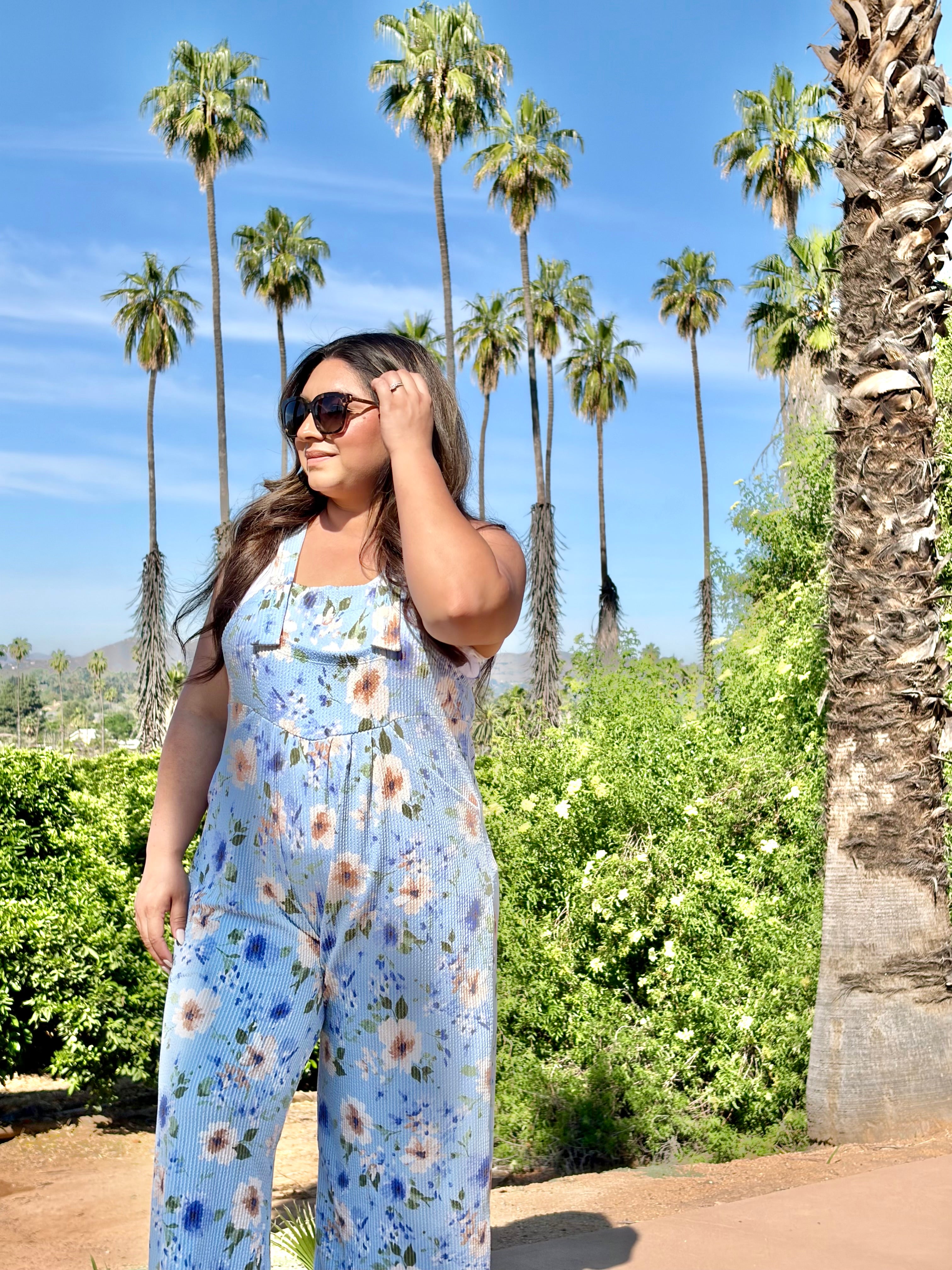 Floral Overalls