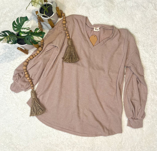 Toasted Taupe Top