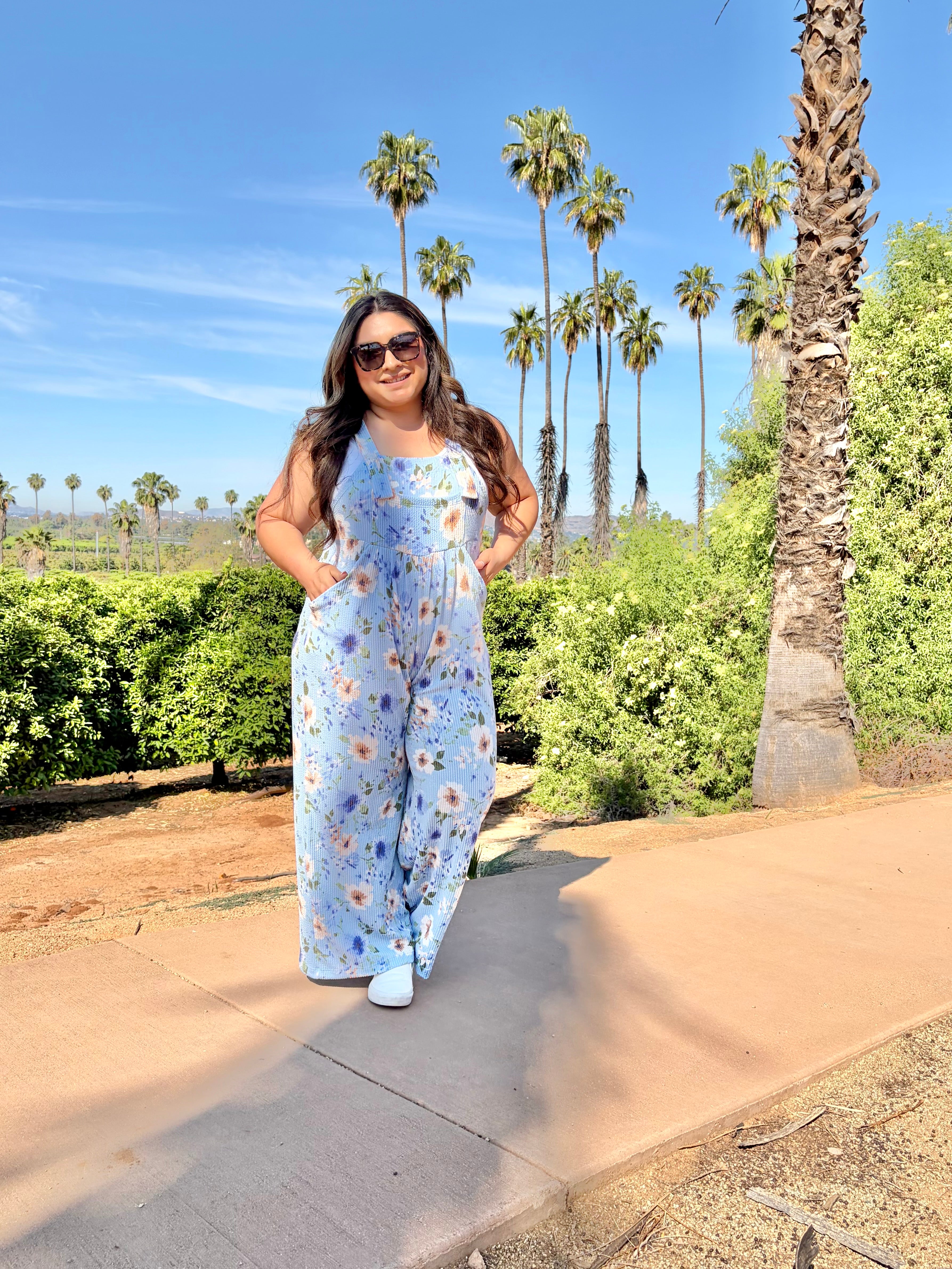 Floral Overalls